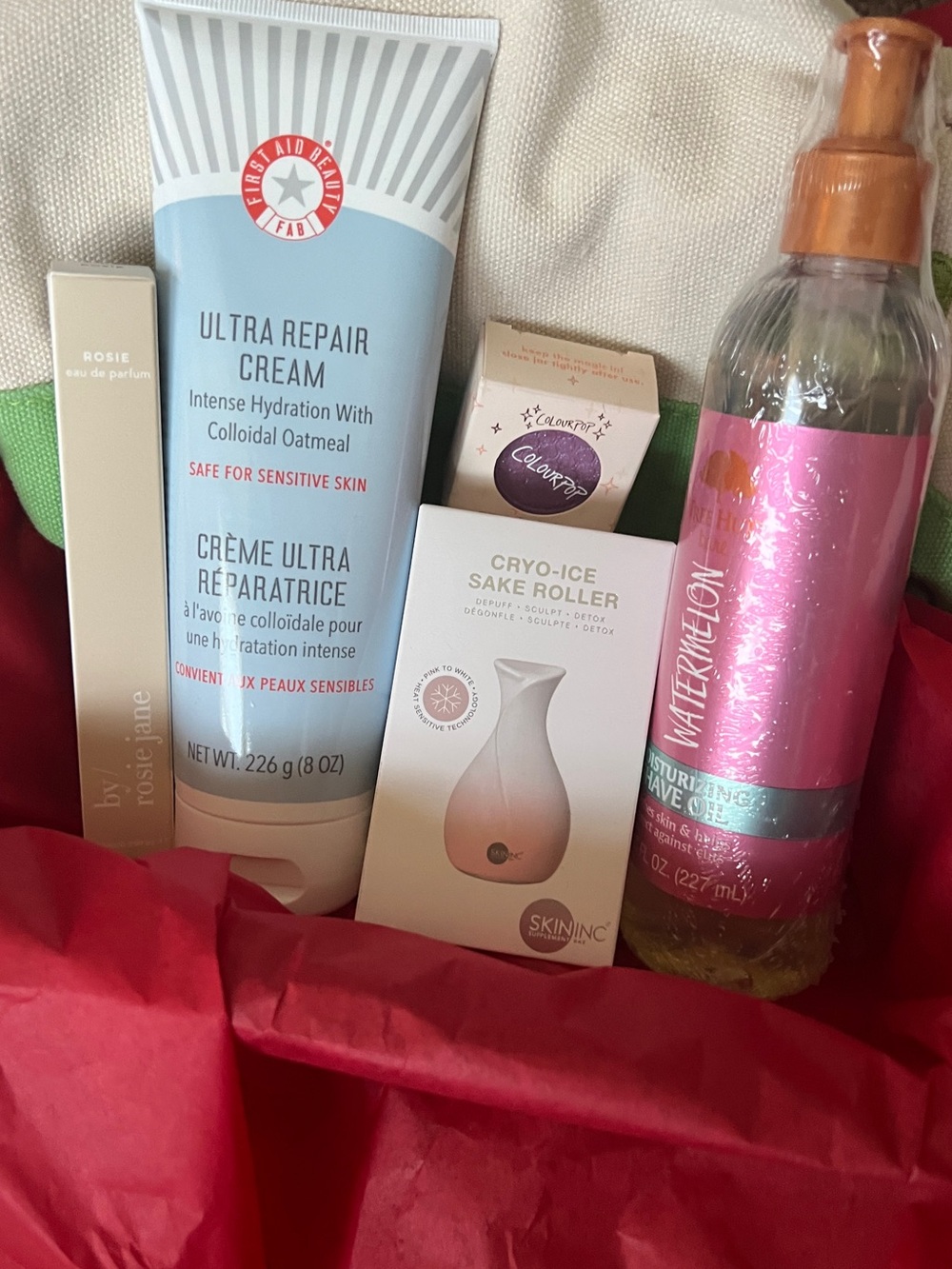 Beauty mystery box includes a variety of skincare, makeup, hair care and more!